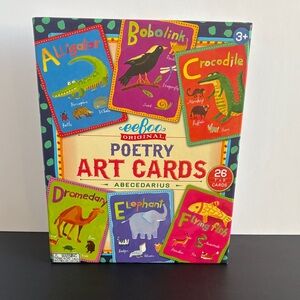 eeBoo Poetry Art Cards Abecedarius Alphabet 2014